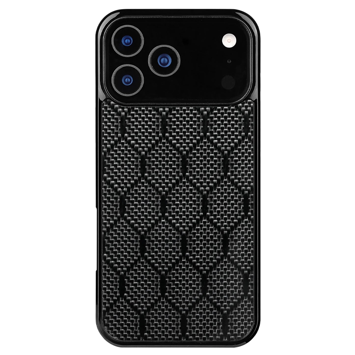 Shockproof Armor Cover - Carbon Fiber Magnetic Case With Honeycomb Block Texture for iPhone 11 12 13 14 15 16 17 Air Pro Max