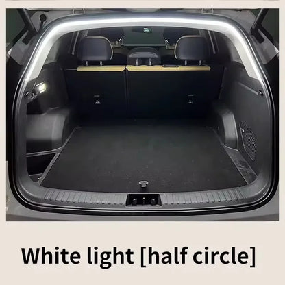 Car high brightness trunk lighting ambient light interior decoration LED wiring free automatic sensing tailgate light strip