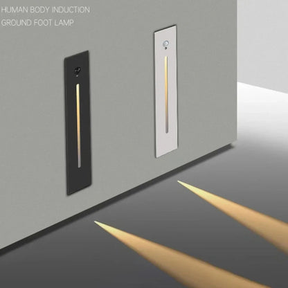 Smart Home Light and Outdoor Corner Wall Light Square Rectangle Staircase Led Step Light Motion Sensor Indoor Decor Wall Lamps