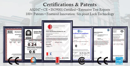 Modern Aluminum Front Door with Frosted Glass, High-Security Exterior Entry Door, Custom Design for Residential Villa