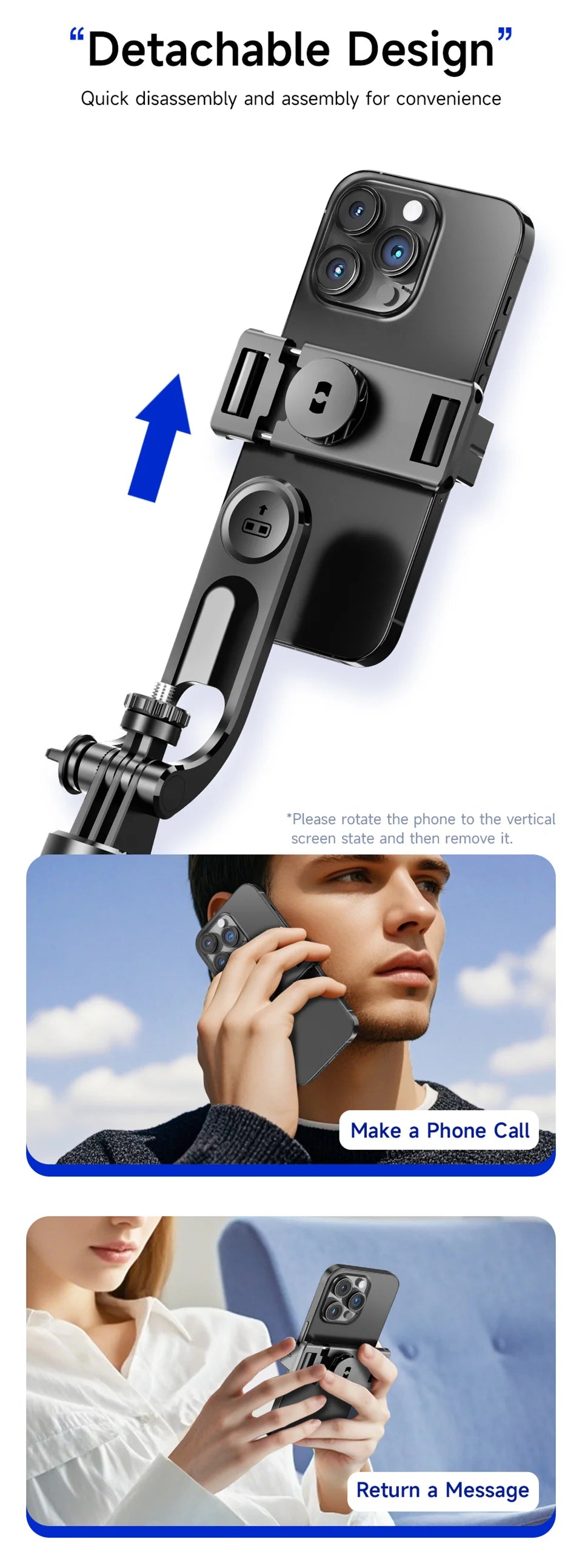 MEUYAG Selfie Stick Tripod 1708mm Long Monopod with Fill Light Bluetooth Remote 360° Rotation 1/4 Interface for Mobile Phones