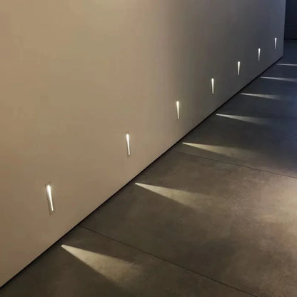 Smart Home Light and Outdoor Corner Wall Light Square Rectangle Staircase Led Step Light Motion Sensor Indoor Decor Wall Lamps